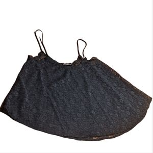 Victoria's Secret Size Small Sexy Black Lace Swing Tank Top Camisole Cami